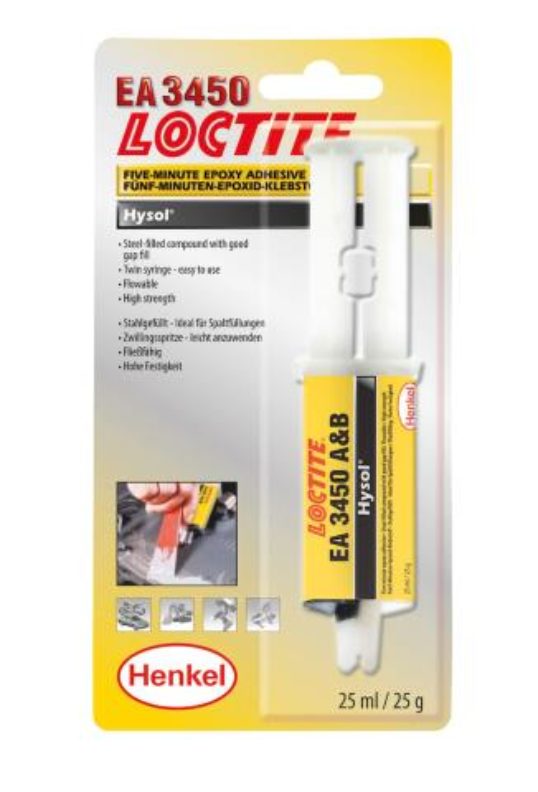 LOCTITE – Tekutý kov 3450- dvojstriekačka 25ml AKCIA