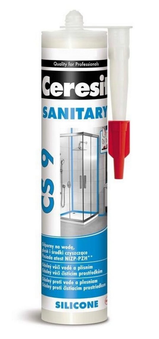 CERESIT CS9 silikón sanitar transp. 280ml