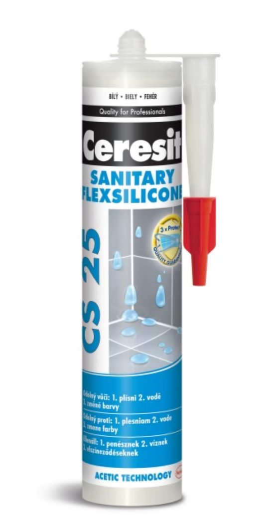 CERESIT CS25 silikón sanitar cementgrey 280ml