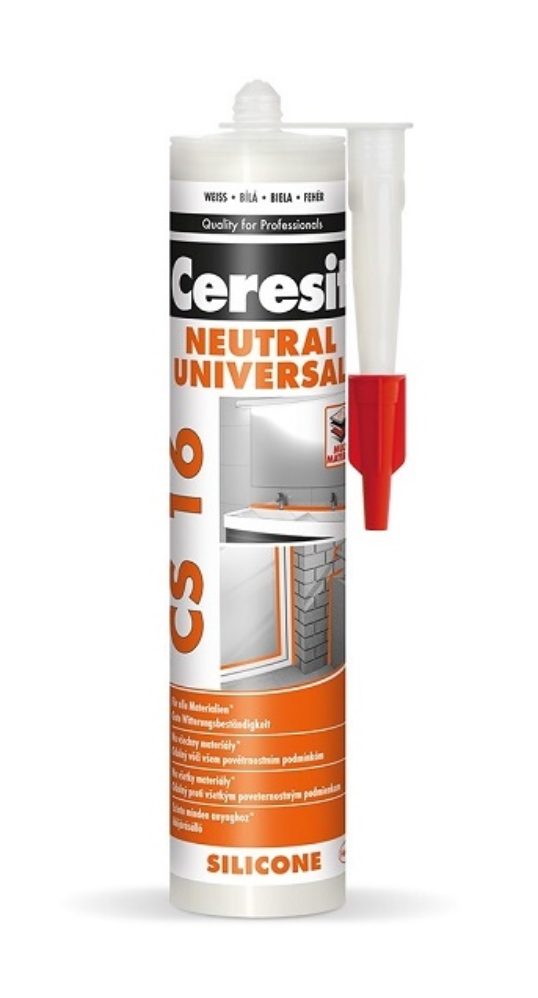 CERESIT CS16 neutrálny silikón biely 300ml