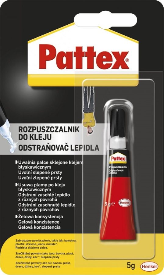 Pattex Odstraňovač sekundových lepidiel 5g