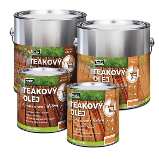 Perdix prírodný teakový olej 750ml