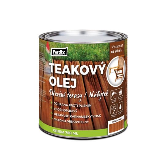 Perdix prírodný teakový olej – teak 750ml