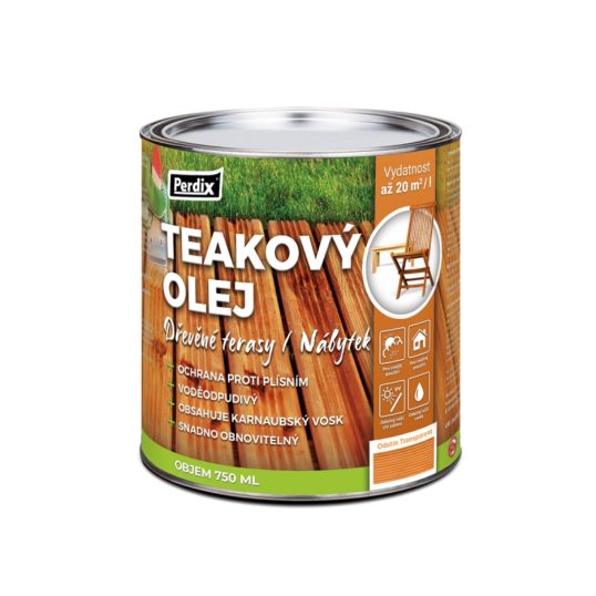 Perdix prírodný teakový olej – transparent 750ml