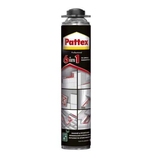 PATTEX PU 6v1 lepidlo 750 ml pištoľové