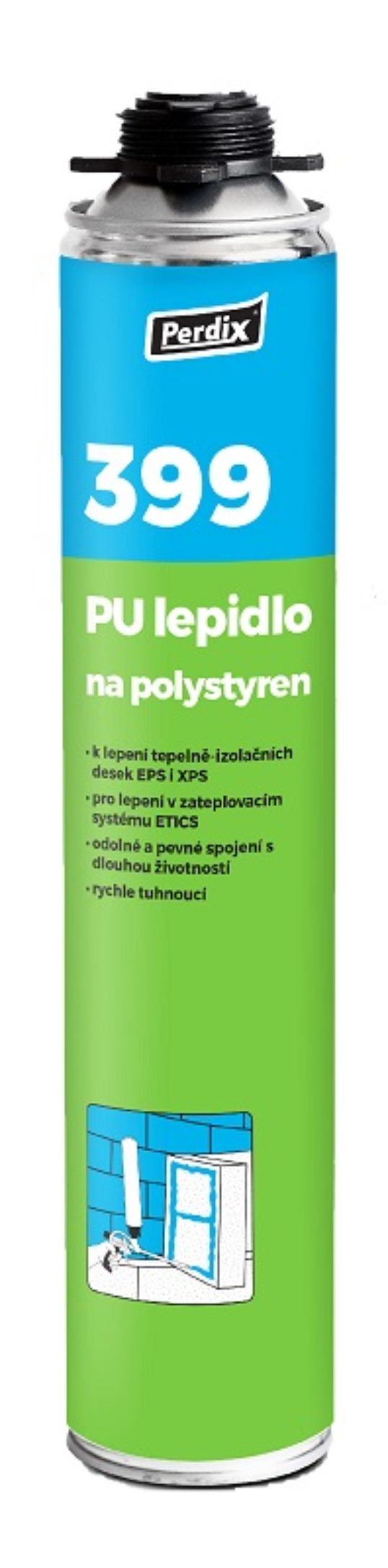 PERDIX 399 PU lepidlo na polystyrén 750 ml