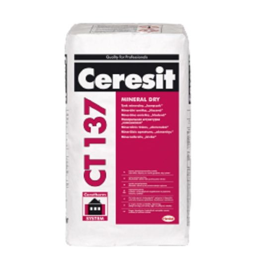 CERESIT CT137 1,5mm minerálna omietka 25kg