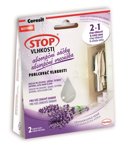 Ceresit STOP vlhkosti – vrecká LEVANDUĽA 2x50g