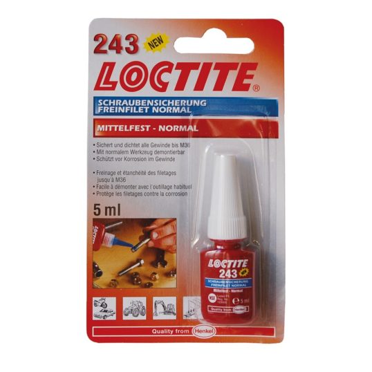 Loctite Zaisťovač skrutiek 243 SP5ml