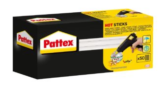 Pattex patróny do tavnej pištole 1 kg – 50ks